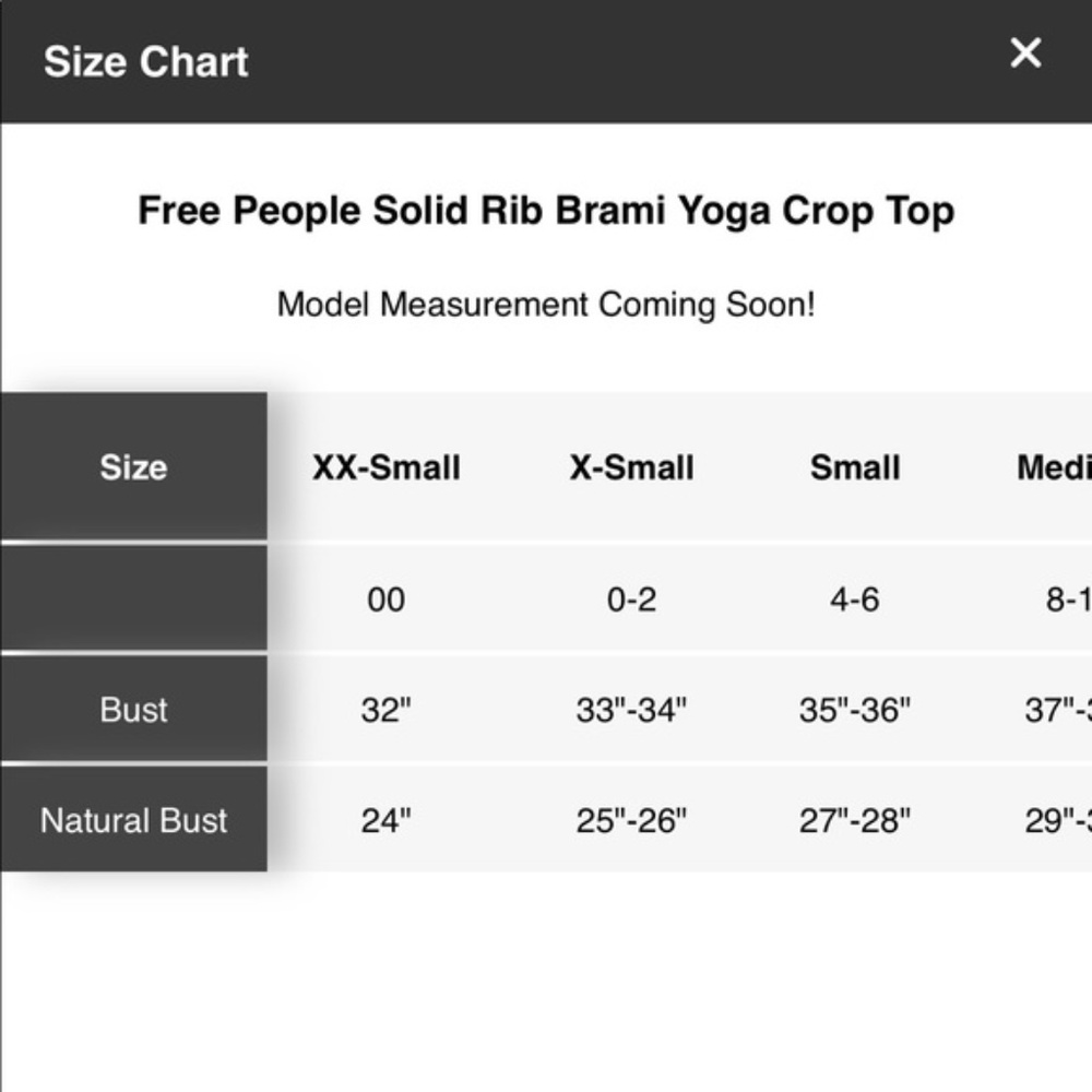 Free People Intimately Solid Rib Brami Crop Top - Picture 4 of 4